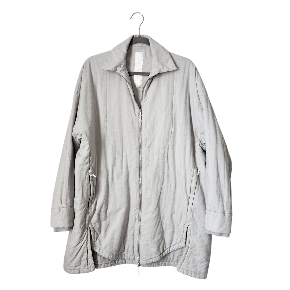 NIKE EVERY STITCH CONSIDERED oversized full zip jacket in lightest dove grey S